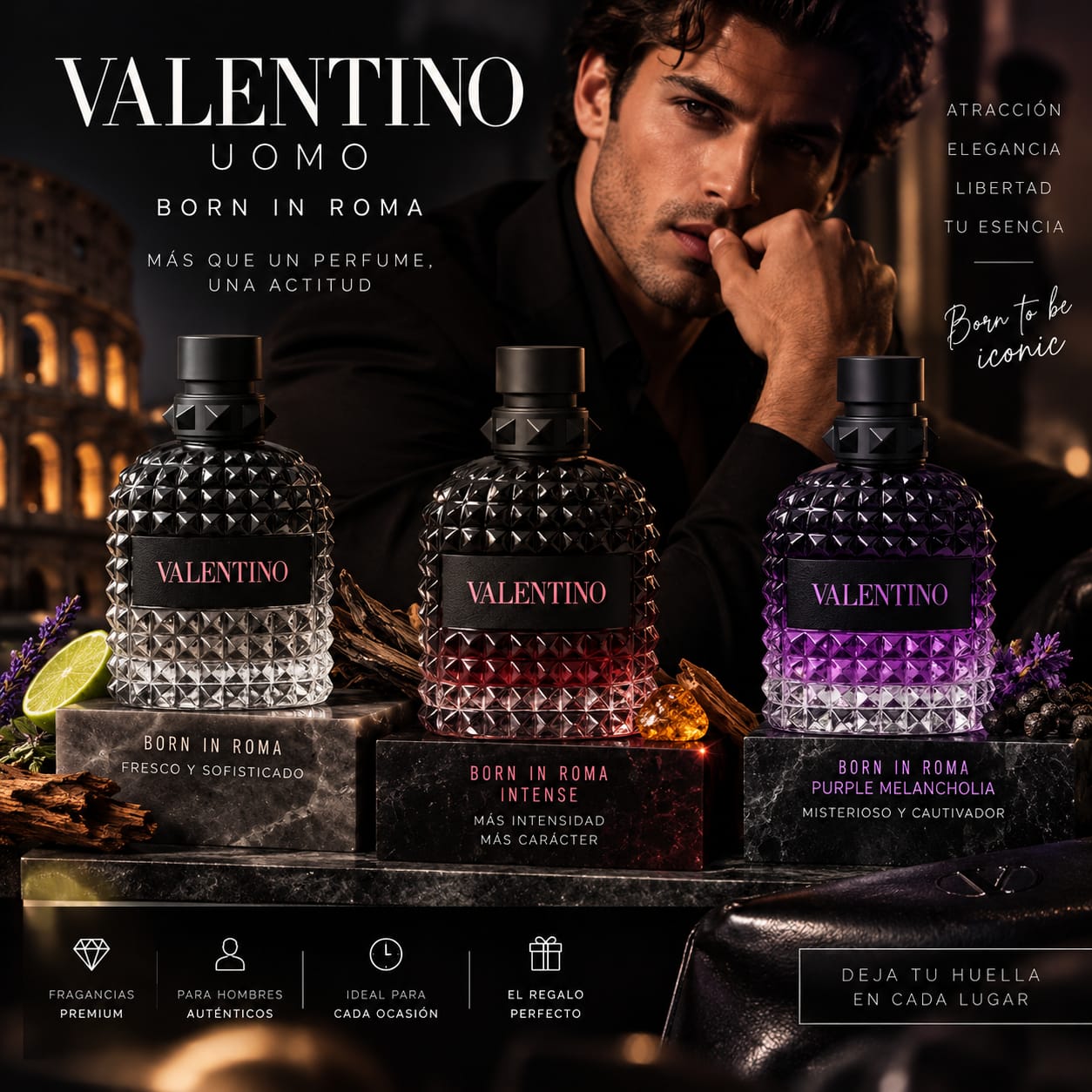 Valentino Uomo Born in Roma caballero