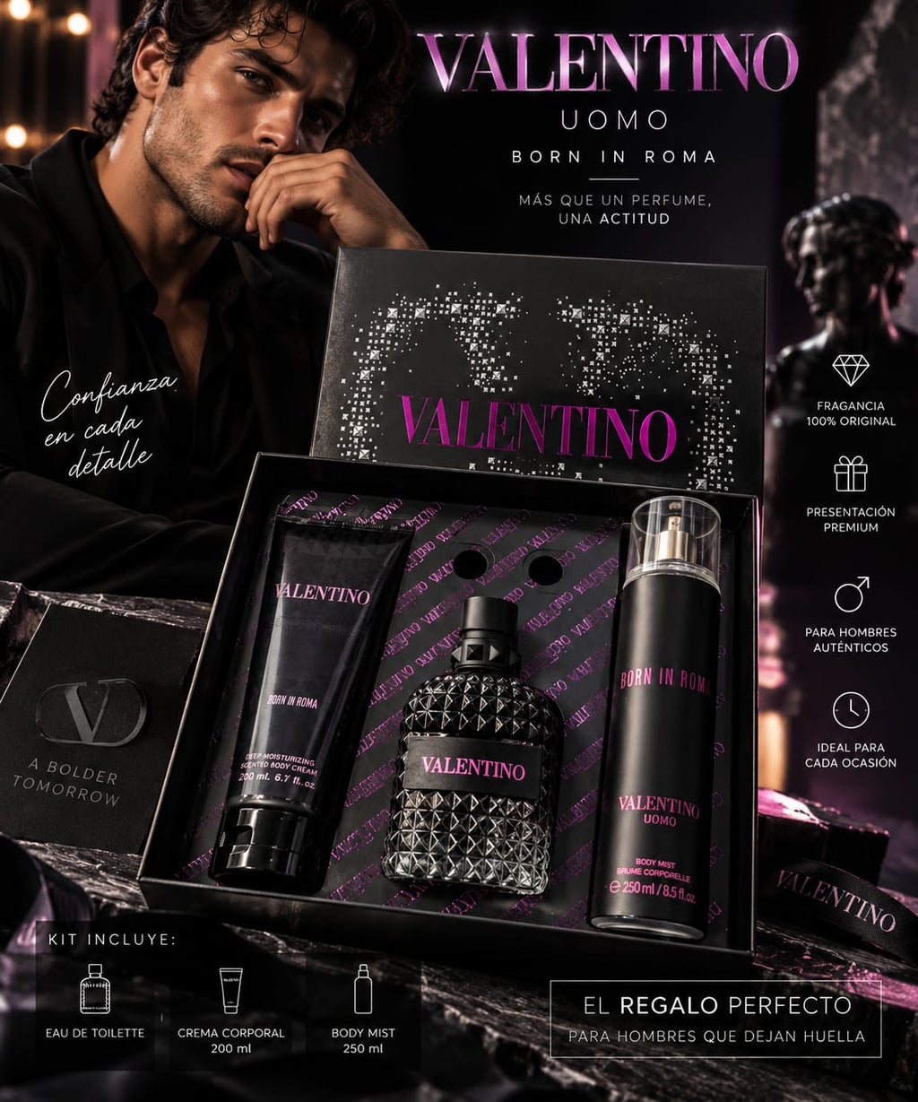 Kit Valentino Para Hombre