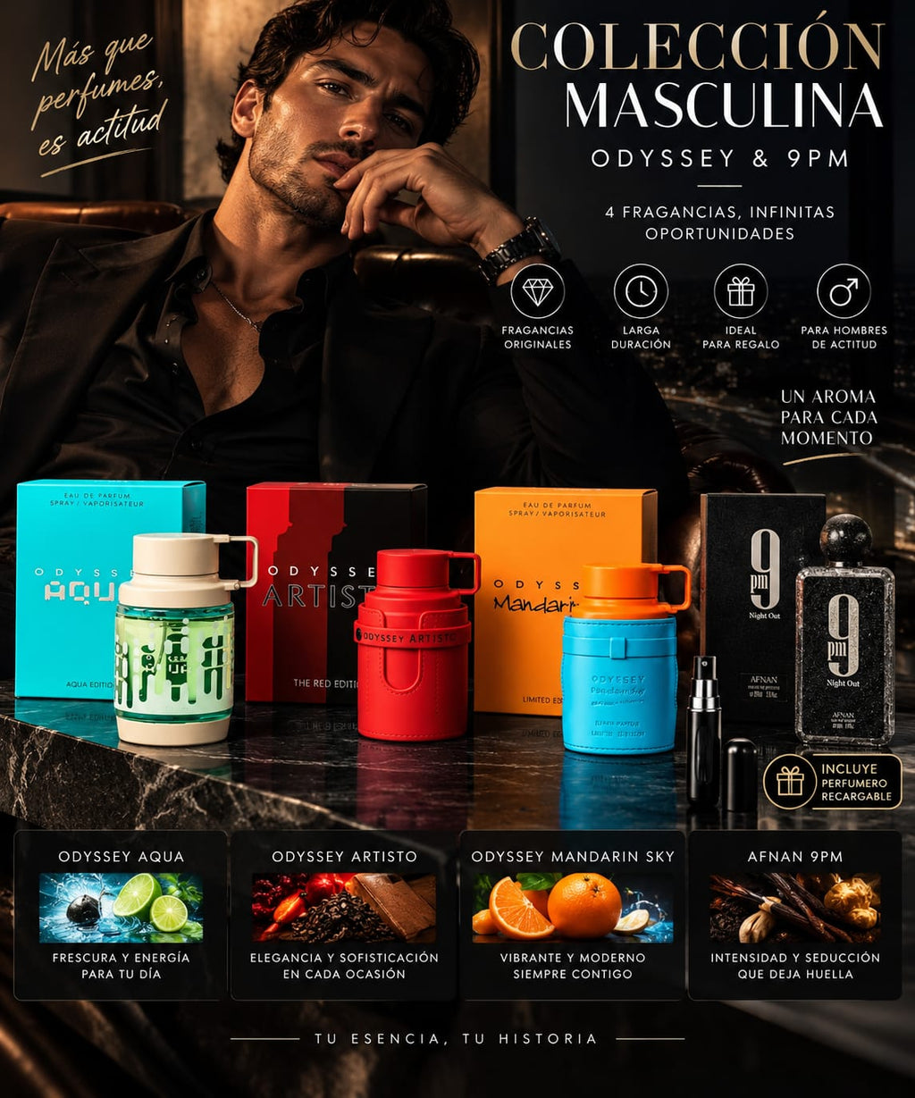 Colección Masculina Odyssey & 9PM