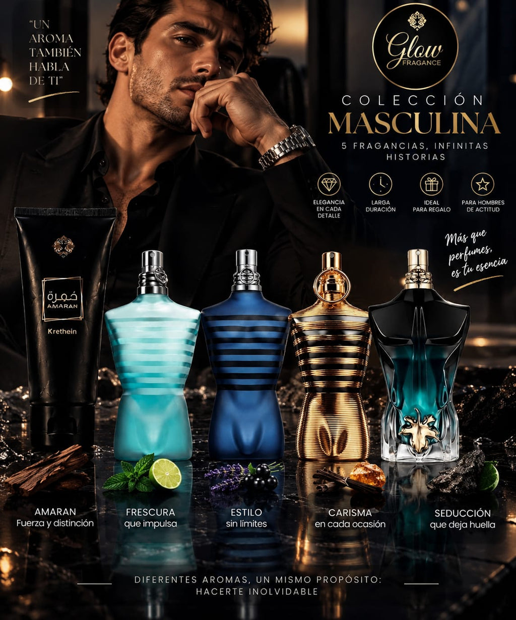 Colección Glow Fragance Hombre