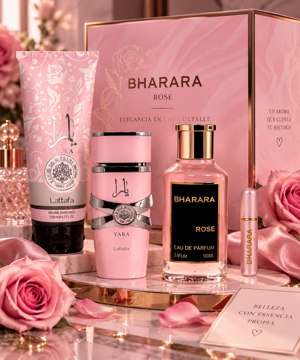 Duo Rose Kit Yarabharara Rose Estuche Para Dama