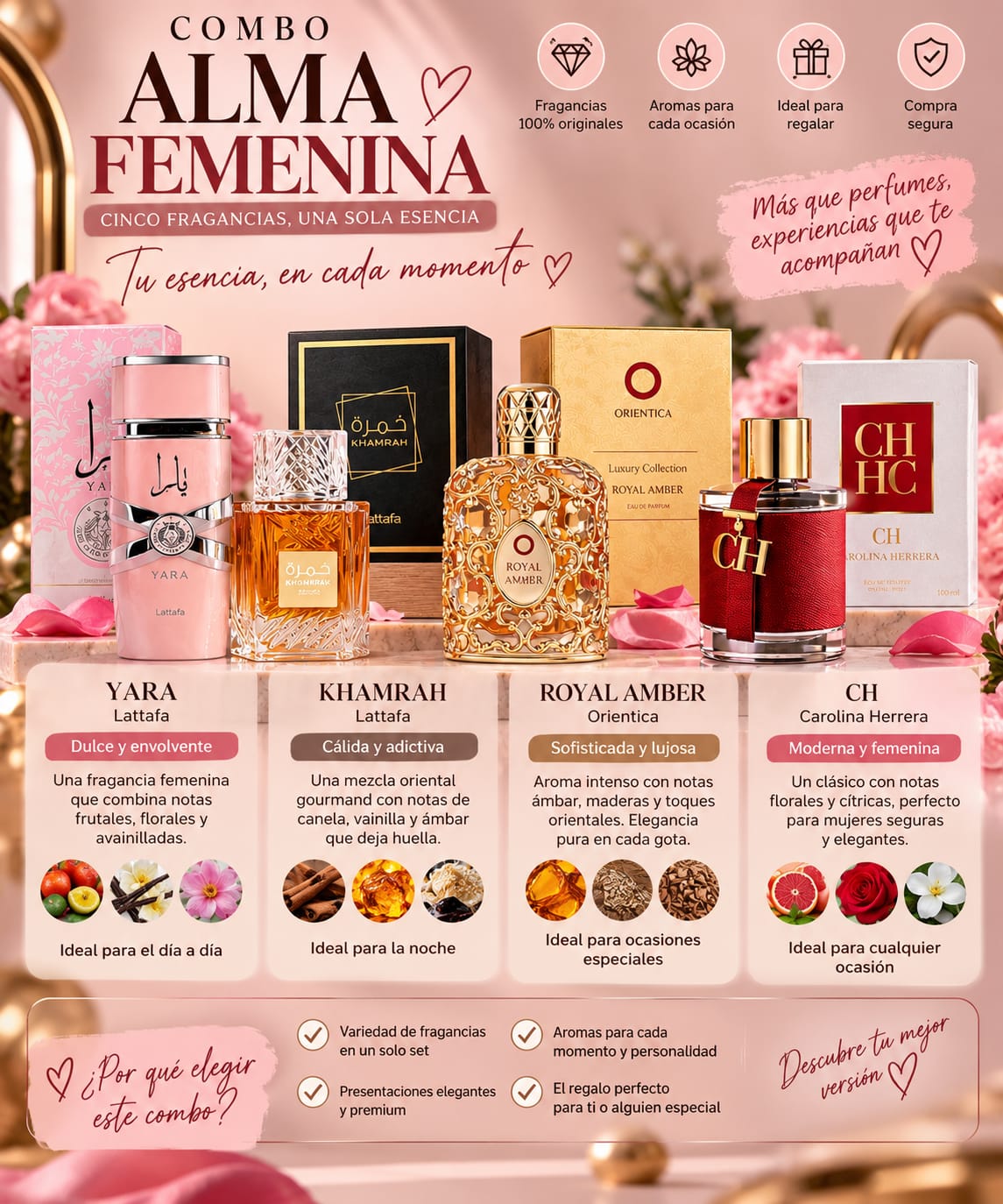 Combo Alma Femenina